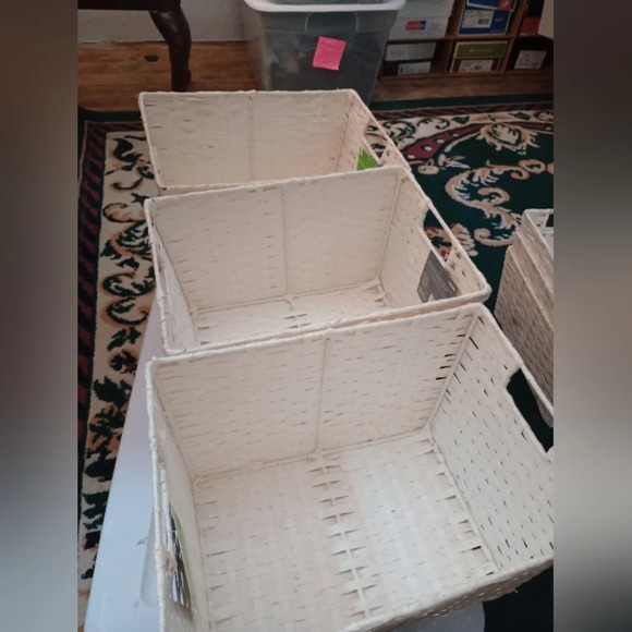 Storage bins basket style new with tags - Picture 1 of 2